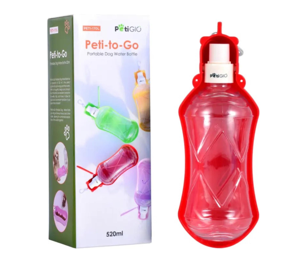 PetiGIO PETI-170L-R butelka na wodę 520ml czerwona - 1581026 - zdjęcie